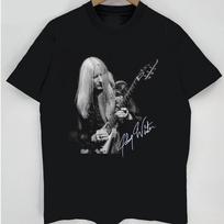 Johnny Winter performance Gift For Fans Unisex All Size T-Shirt Unisex T-Shirt S gray