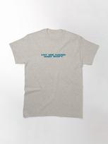 Billie Eilish Hit Me Hard And Soft Bold Blue Text Typography Classic T-Shirt L