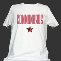 THE COMMUNARDS SYNTHPOP ELEKTRO ŠOKIŲ MARŠKINĖLIAI unisex S-3XL 2XL white