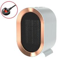 1200W Desktop Fan Heater Ceramic Mini Radiator New Heating Warm Air Blower  for Winter Home Office White-UK
