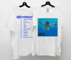 IŠPARDAVIMAS!! Nirvana Nevermind 1992 m. turo marškinėliai XXL blue