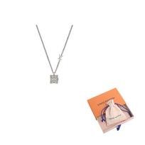 LOUIS VUITTON TRUNK LOCKET Metal Necklaces Unisex M00527 F-Default Packaging gray