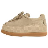 LOUIS VUITTON Nigo Collaboration Yeti FW25 Ankle Length Snow Boots Unisex Beige 1AIJDT 36 beige