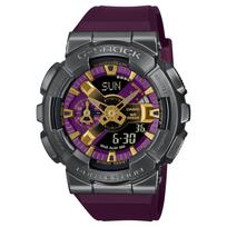 CASIO G-SHOCK GM-110CL-6A Men's Gold IP Overseas Model, World Time 20 ATM Water Resistant Design Style gray