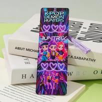Creative witch hunting group K-Pop Demon Hunters acrylic bookmark gives readers literary gifts for book fans purple