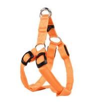 LED Pet Harness USB įkraunami šviečiantys šunų pakinktai 3 apšvietimo režimai reguliuojama tamsoje švytinti saugos liemenė naktiniams pasivaikščiojimams vidutiniams dideliems šunims L oranžinė