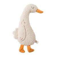 Plush Catnip Toy with Crinkle & Goose Designs Paper Fox Soft Skin-friendly Interactive Cat Toy Duck white