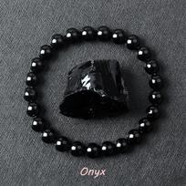 Red Stripes Agates Natural Stone Beads Bracelet Women Men Genuine Red Carnelian Round Healing Jewelry Yoga Meditation Plusera 6mm Beads&17cm-6.7inch black