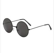 Retro Vintage Punk Sunglasses for Men Women Popular Fishing Leisure Round Metal Sun Glasses Fashion Sunglasses UV400 Lentes black