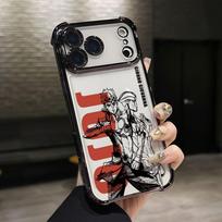JoJo Bizarre Adventure Phone Case for Google Pixe 10 9 9A 8 8A 7 7A Pro XL 5G Anti-drop Transparent Soft Cover Google Pixel 9 Pro white