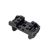 MOC City Series Creative DIY Idea Train Base Wheel Carriage Brick Playset Block Bricks Assembled DIY Toys  Playsetss for Kids Christmas giftS black