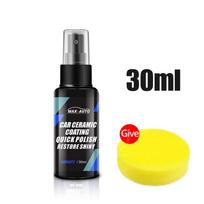 Car Ceramic Nano Coating Liquid Coatin Nano Hydrophobic Layer Polishing Paint Coating Agent Car polish Nanos Coatings 30ML black