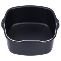Stainless Steel Handle Air Fryer Cake Pan Dishwasher Safe Fryer Cake Pan Baking Pan  Microwave