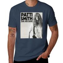 Patti Smith T-Shirt Casual Holiday Short Sleeve Tee 2XL white