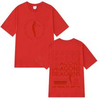 Rock Band Imagine Dragons Mercury World Tour Merch 2025 T Shirt Men Women Hip Hop T-shirt Short Sleeve Cotton Oversized T-shirts S red