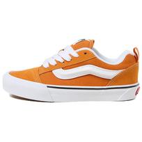 Vans Unisex Knu Skool Low-Top Skateboarding Shoes Orange White VN000D6Z52K 36 white