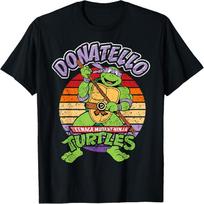 Mademark x Teenage Mutant Ninja Turtles - Teenage Mutant Ninja Turtles Donetello Ready For Action T-Shirt S juoda