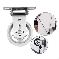 Gym Weight Cable Pulley Pull Down Biceps Arm Workouts System home and white