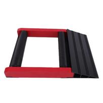 Motorcycle Wheel Cleaning Stand Multifunctional Aluminium Alloy Portable Wheel Roller Stand black