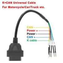 OBD2 Connector OBD 2 Extension Cable Diagnostic Tool black