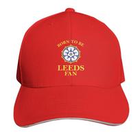 Leeds  Born To Be Leeds Fan Baseball Cap GentleUnisex Hat sun hat luxury caps Anime Women Unisexs