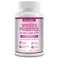 Women's Probiotic Capsules 60 Billion CFU with Prebiotics & D-Mannose, 120 Veggie Capsules 120 Capsules