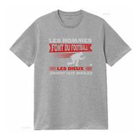Funny French Les Boules Petanque Slogan Print Casual Streetwear T Shirt Vintage Slightly Comfortable Fashion S gray