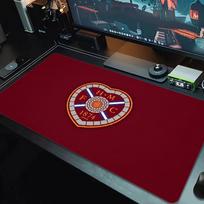 Hartes Football Club Mouse Pad Large Gaming Table Cushion Non-slip Laptop Tablet Big Mousepad XXL Mat Mini PC Playmat With Lock edge_xia 30cmx60cm(11.8x23.6inch) black