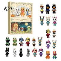 Animal Hospital Miniature Set Halloween Advent Calendar 2026, 24 Day Surprise Countdown with Creepy Cute Desk Decor Acrylic Ornaments, Horror D