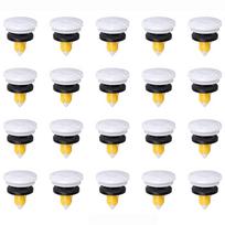 20 vnt. Durų apdailos skydelio tvirtinimo spaustukas Jeep Renegade Compass Fiat 500X 51987227 black