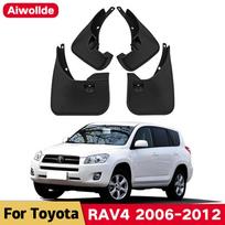 Automobilio sparnas Purvasaugiai Toyota RAV4 2006-2012 XA30 Purvo atmušalai Priekiniai Galiniai Purvasaugiai Automobilio Aksesuarai Whit Wheel Eyebrow black