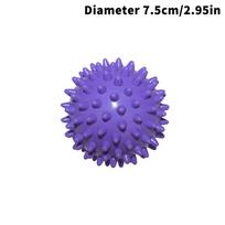 Raumenų relaksacijos masažinis kamuoliukas juosmeniui, pečiams, kaklui, pėdoms, jogos, fitneso, fascinių kamuoliukas, kietas kaklo dangalas, meridianų palengvinimas purple