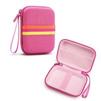 Handbag Shockproof Anti-Scratch for Miyoo Mini Plus/Anbernic RG35XX/RG35XX Plus for Anbernic RG35XX/RG35XX Plus/Miyoo Mini Plus rožinė