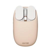 LOFREE Rechargeable Wireless Mouse, Compatible with Multiple Systems, Bluetooth Multifunctional Mouse, Apricot Color abrikosas