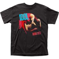 Billy Idol Rebel Yell Unisex T-Shirt Music Classic Rock N Roll Band Tee New Black S