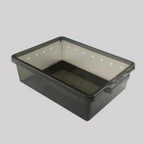 Reptile Terrarium Cabinet: PVC Drawer Incubator for Gecko & Snake Breeding gray