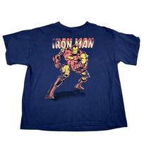 Marvel Geležinis Žmogus Grafinis Marškinėlis Tamsiai Mėlynas XL Delta Pro Svorio Unisex Marškinėlis T M blue
