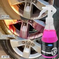 190ml Automobilio geležies miltelių šalinimo purškiklis Greitai veikiantis violetinis putplasčio rūdžių valiklis Sunkiojo metalo oksidų atnaujinimas Automobiliui Motociklui Valti A black