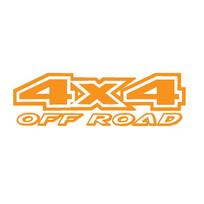 Reflective 4X4 Off-road Jeep Stickers: Creative Personality for Four-wheel Drive Vehicles Standard beige