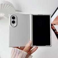 Metalinis matinės spalvos dėklas, skirtas Samsung Z Fold 8 Fold8 Ultra Galaxy Z Fold 7 6 5, su magnetiniu centrinės ašies apsauginiu dangteliu Galaxy Z Fold 8 sidabras