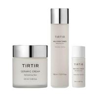TIRTIR Ceramic Cream + Milk Toner Duo Set 100ml + 150ml SET white