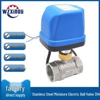 Mini elektrinis rutulinis vožtuvas iš 304 nerūdijančio plieno, dvipusis, dvikryptis vandens valdymas, AC/DC9-24V AC220V DN20 3/4" Ball Valve Only