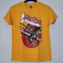 JUDAS PRIEST Screaming For Vengeance XL Marškinėliai Geltoni Vyriški Grupės Logotipas Unisex Marškinėliai XXXXL brown