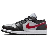 Air Jordan 1 Low Wolf Gray Gym raudoni moteriški sportbačiai juodi balti DC0774-062 38 gray