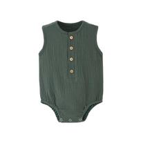 Infant Toddler Girl Fashion Collar Onesie 12M armijos žalia spalva