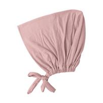 Moteriškas turbanas Artimųjų Rytų vientisos spalvos reguliuojamas plaukų uždangalas galvos skara su elastine juostele maža skrybėlaitė beige