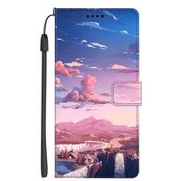 Leather Book Cover For Honor 400 Lite Case Wallet Flip Animal Painted Wallet Stand Book Bag For Honor 400 Lite Cat Cover 400Lite Honor 400 Lite&Case & Strap gray