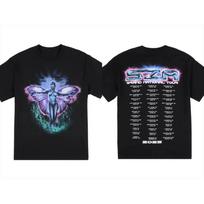 SZA Kendrick Lamar Global Tour Printed T-Shirt Fan Women's T-Shirt Vintage Cotton Fan Support Short Sleeve Top Oversize Tee S gray
