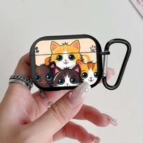 Earphone Cases Cover Case For Airpods Pro 2 1 Pro2 4 Pro3 3 Cute Cat Paws Airpods Pro black