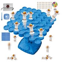 Balance Games For Adults Cartoon Puzzle Balance Board Game For Kids Adults Boys Girls Preschool Kindergarten Birthday blue